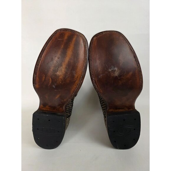 New Mens Python Snake Skin Custom Handmade Cowboy Boots Size 10.5-11 Western - Picture 8 of 13